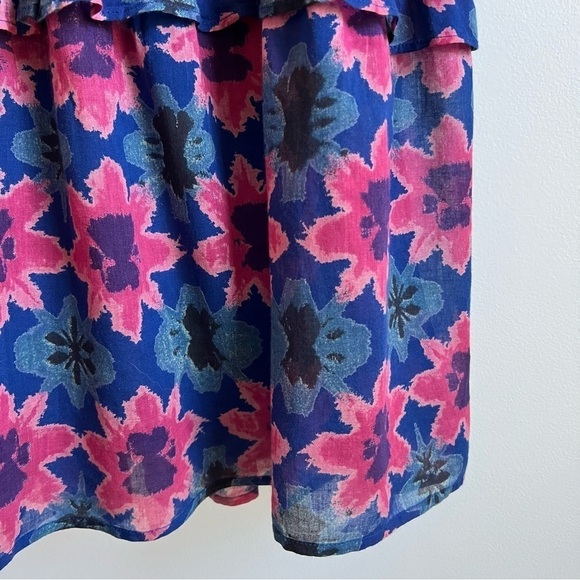 Banjanan Iris Dress in Shibori Clamp Dye Blueprint - Picture 8 of 16